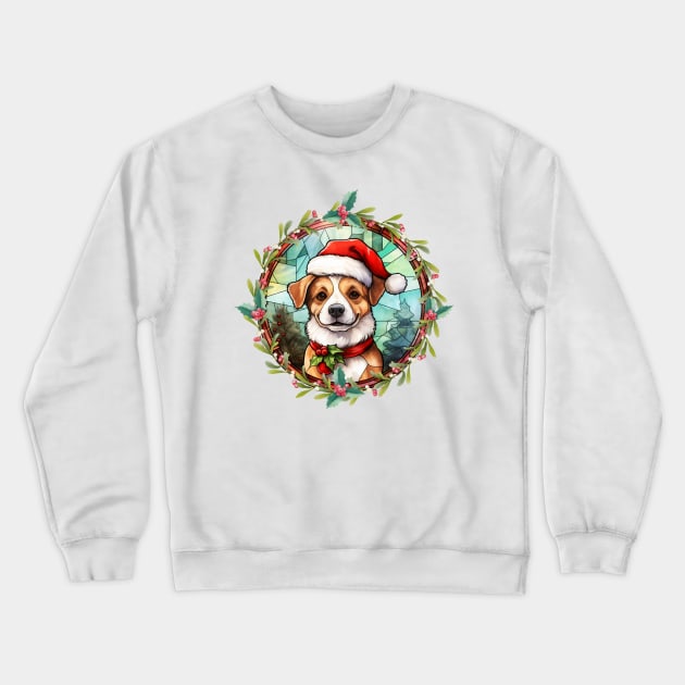 Woofy Christmas Crewneck Sweatshirt by Maison de Kitsch